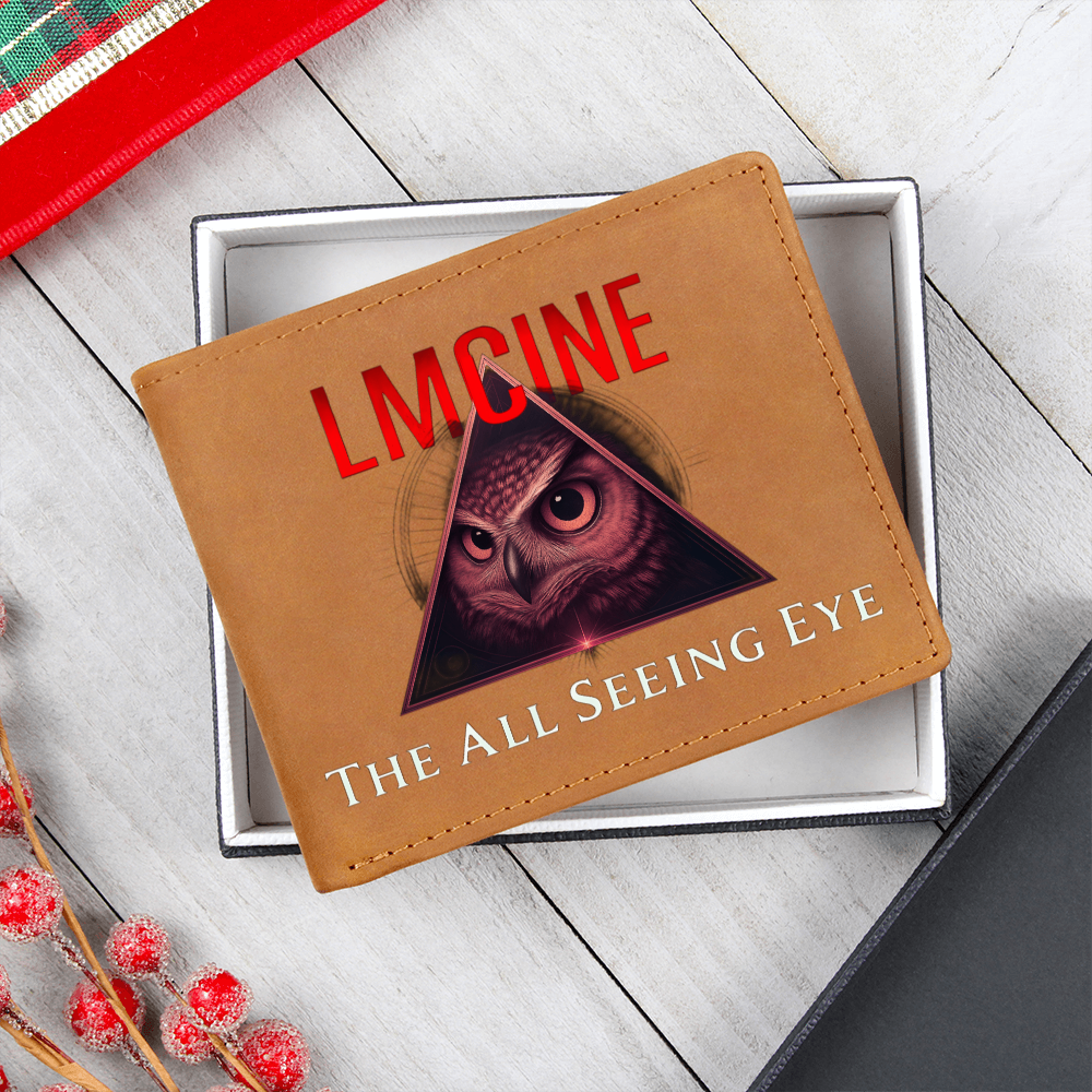 Leather "All Seeing Eye" LMCine Wallet