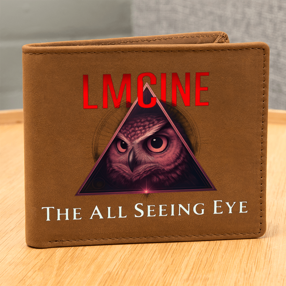 Leather "All Seeing Eye" LMCine Wallet