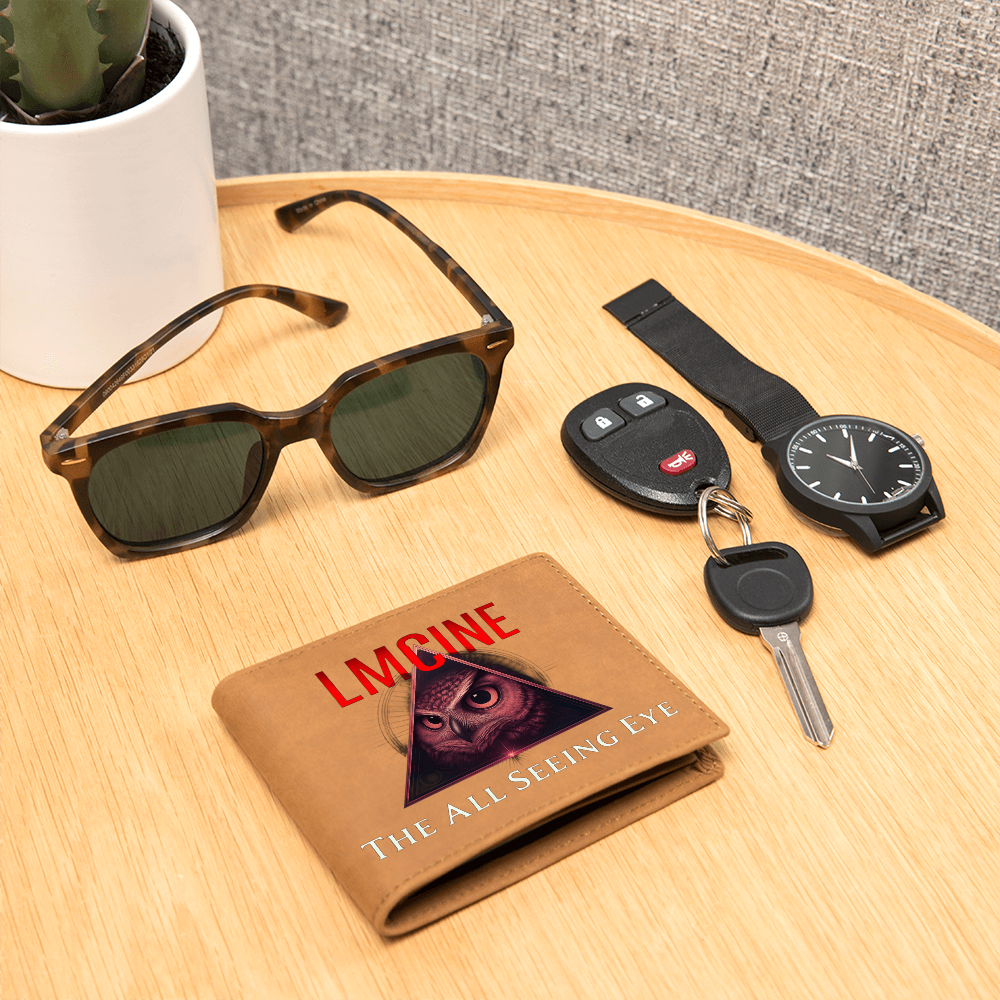 Leather "All Seeing Eye" LMCine Wallet